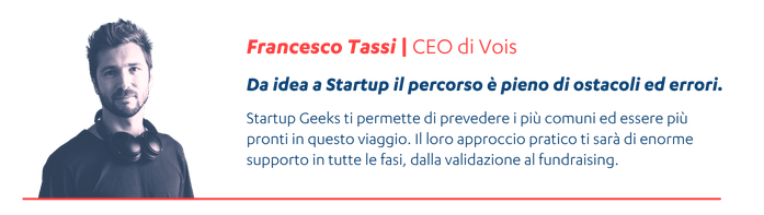 Recensione di Francesco Tassi, CEO di Vois
